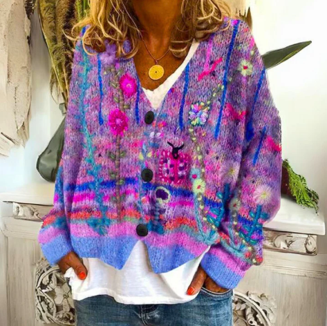 Charlotte™ - Cardigan Floreale