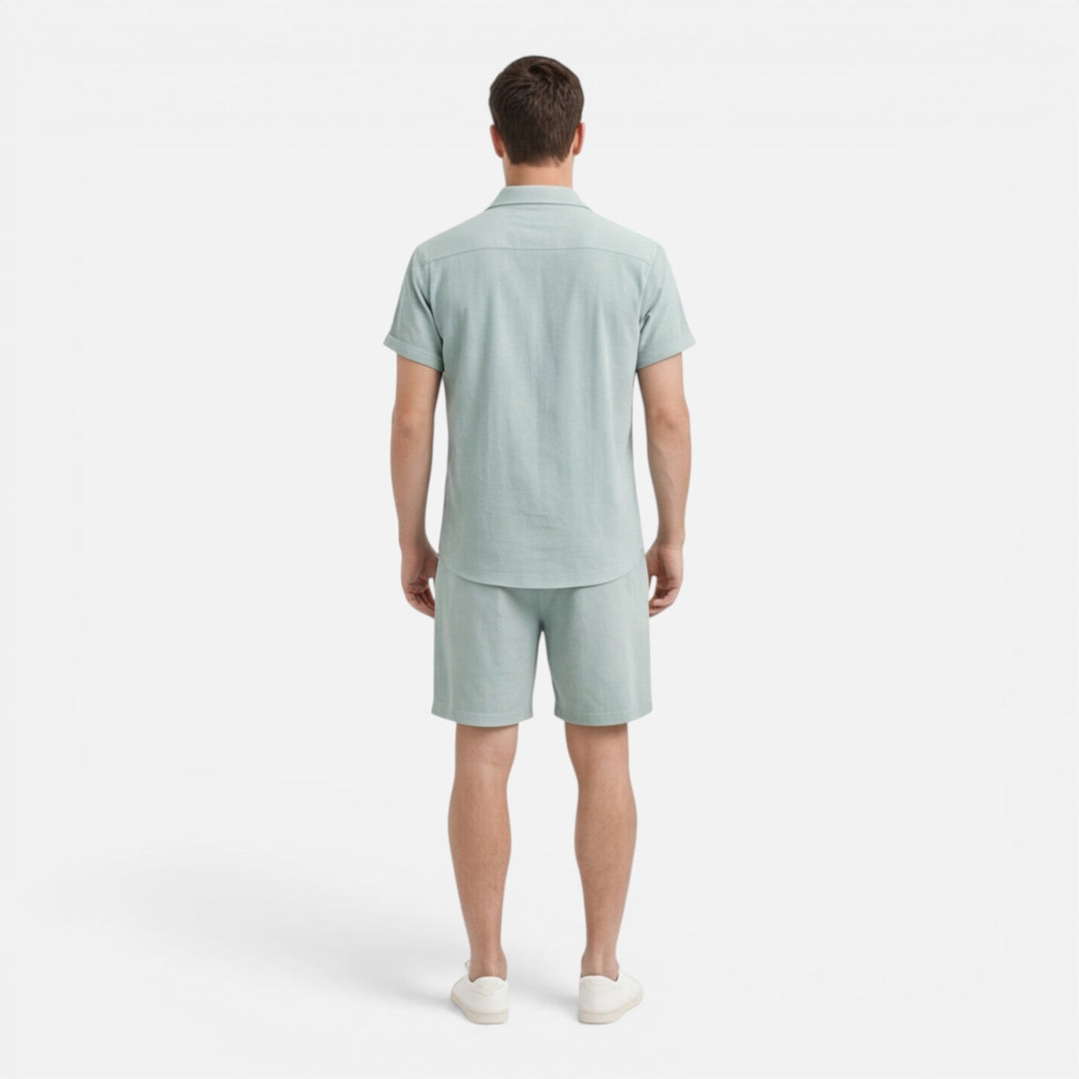 Completo Uomo Camicia e Shorts Leggero Estivo Co-Ord