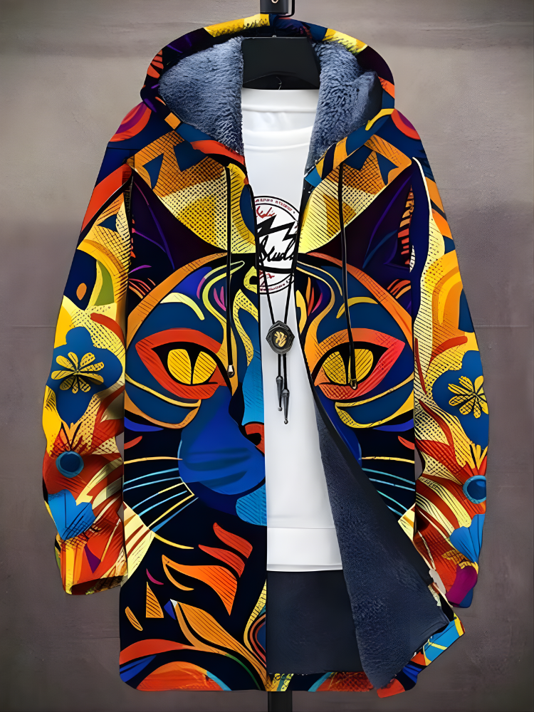 Quinn™ - Felpa con Zip di Lusso Ispirata all'Arte