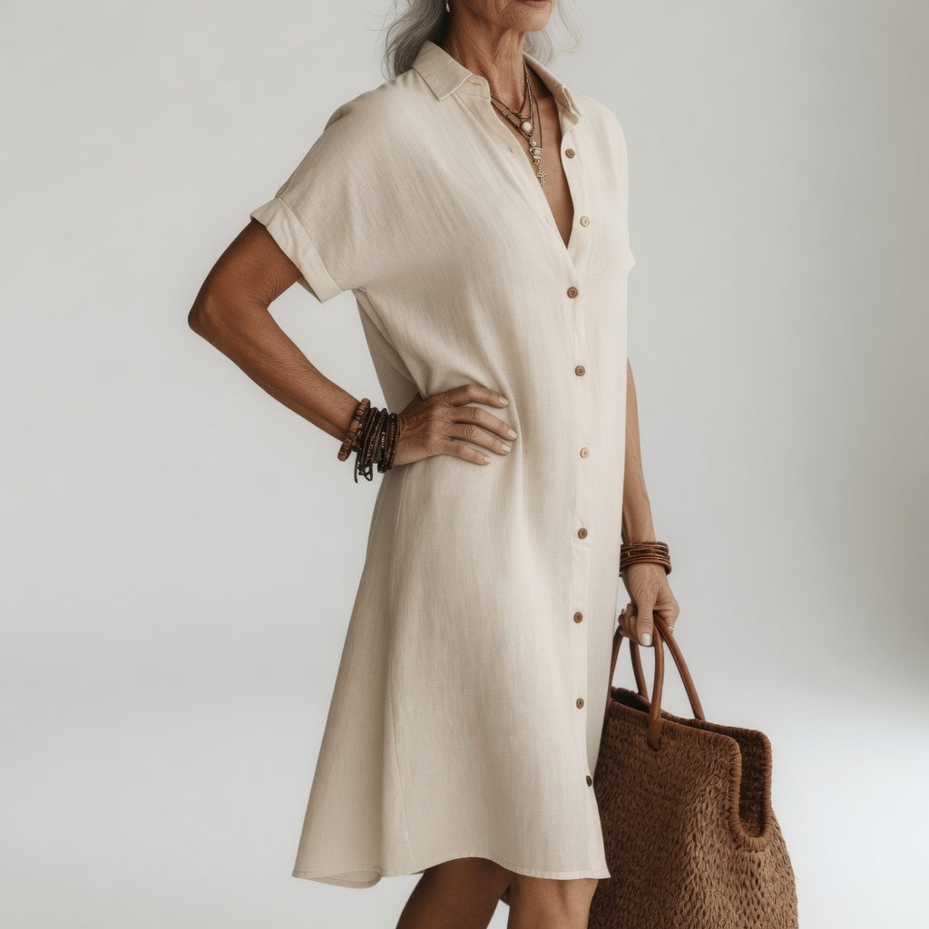 Mirella | Abito Camicia Midi