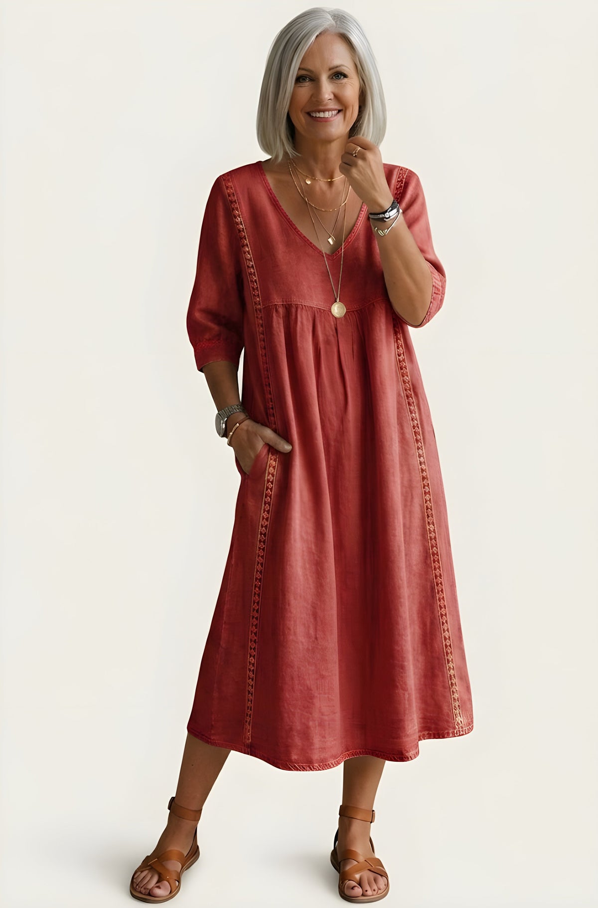 Colette | Abito Maxi A-Line Elegante