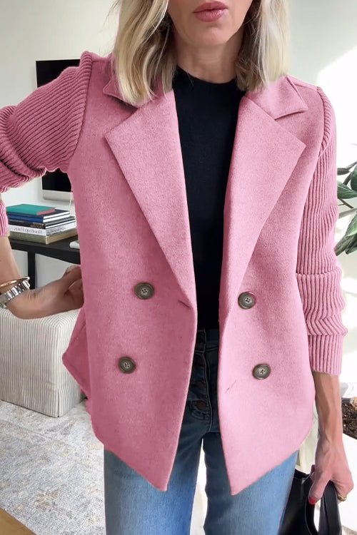 Camryn™ Blazer Elegante con Maniche in Maglia