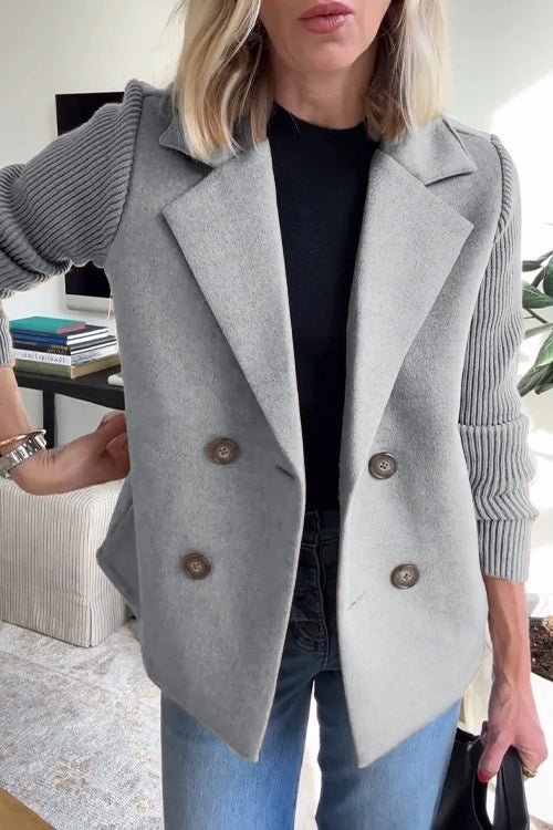 Camryn™ Blazer Elegante con Maniche in Maglia