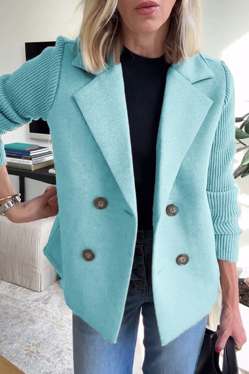Camryn™ Blazer Elegante con Maniche in Maglia