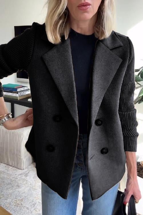 Camryn™ Blazer Elegante con Maniche in Maglia
