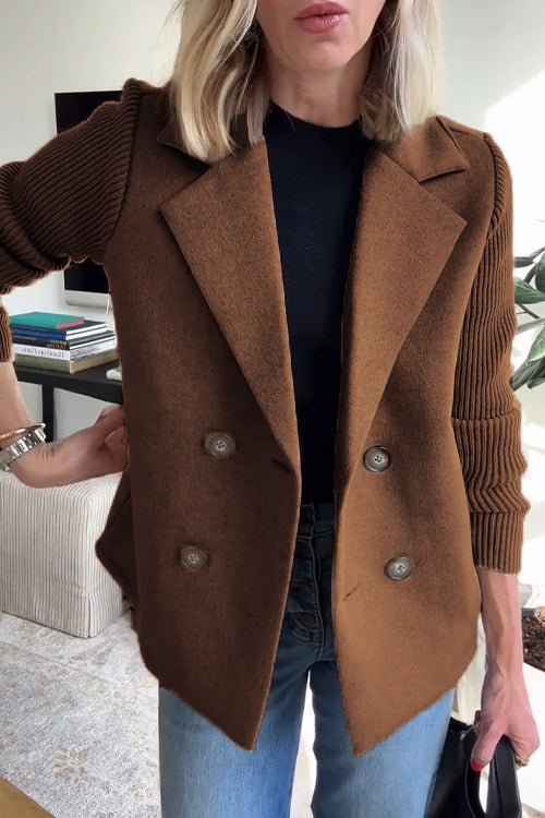 Camryn™ Blazer Elegante con Maniche in Maglia