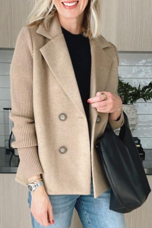 Camryn™ Blazer Elegante con Maniche in Maglia
