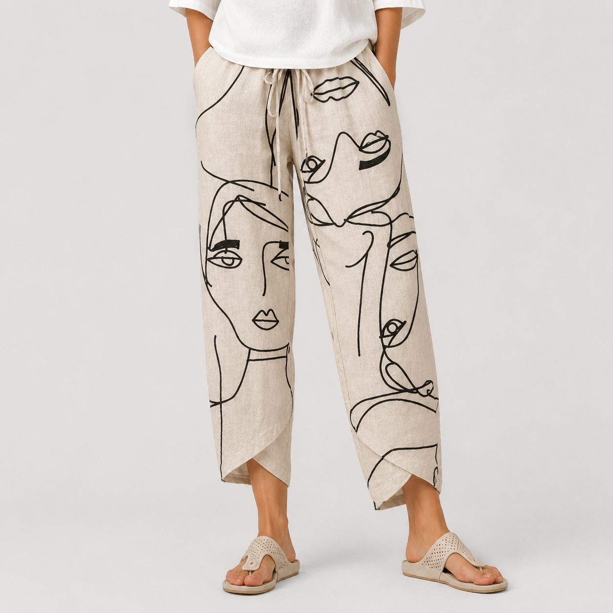 Nahia - Pantaloni Eleganti