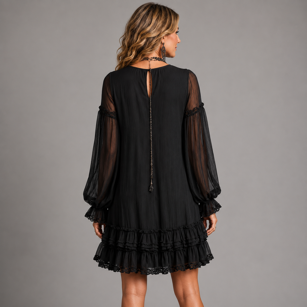 Cecelia | Elegante Mini Abito con Volant