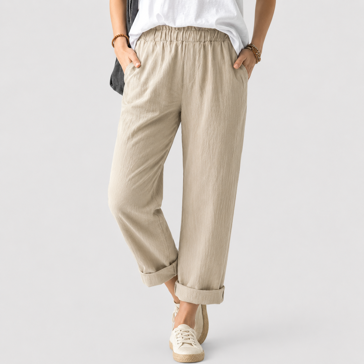Neria - Pantaloni Soft Structure