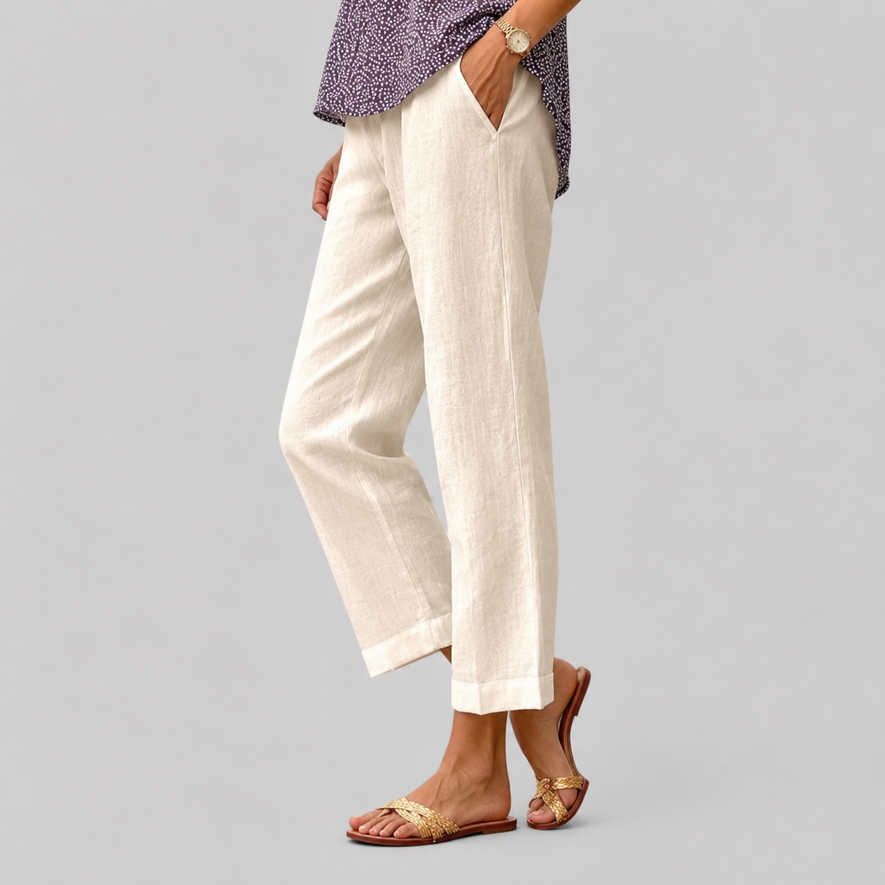 Vayla - Pantaloni Relaxed Classici