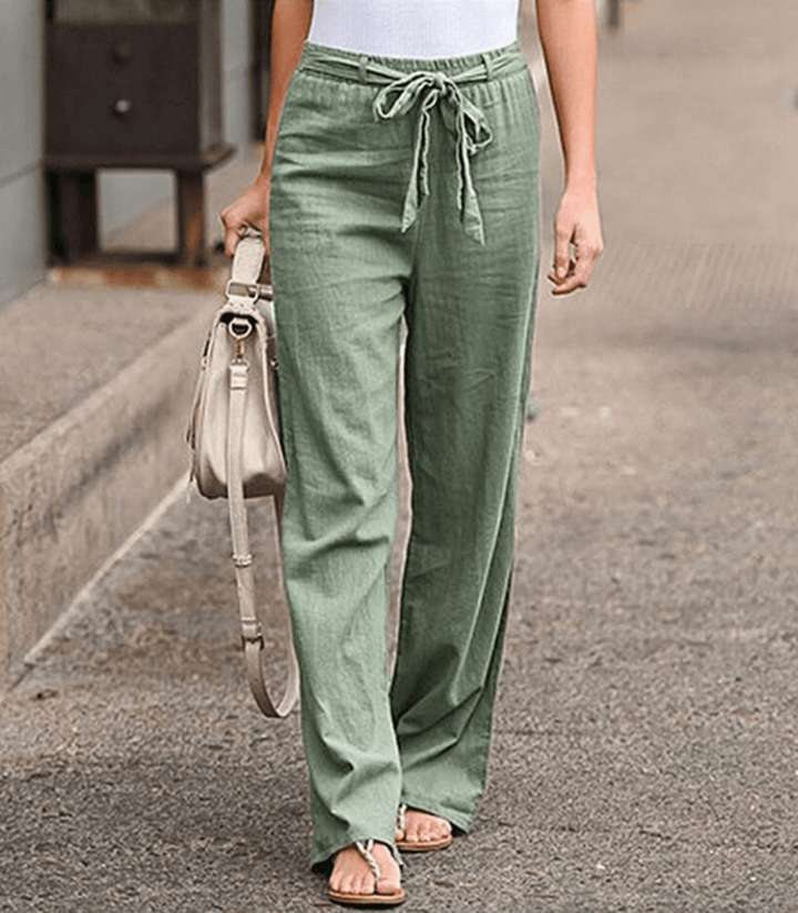 Joleen - Pantaloni Relaxed da Donna con Coulisse e Vita Elasticizzata