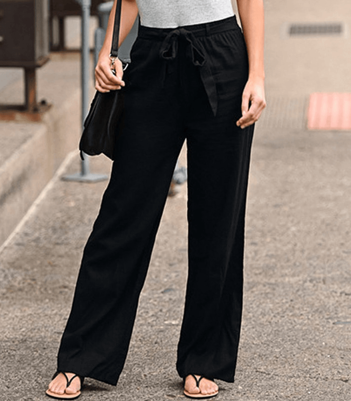 Joleen - Pantaloni Relaxed da Donna con Coulisse e Vita Elasticizzata