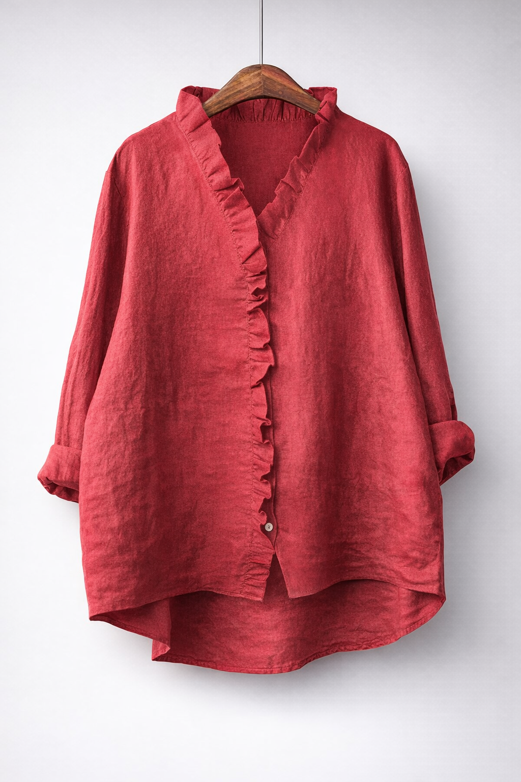 Raffaella | Camicia Elegante con Balze