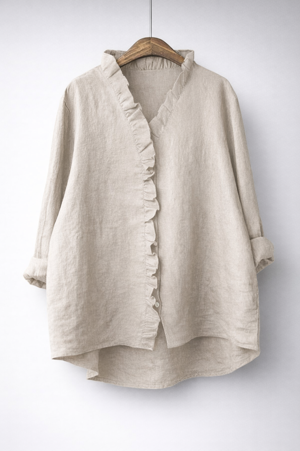Raffaella | Camicia Elegante con Balze