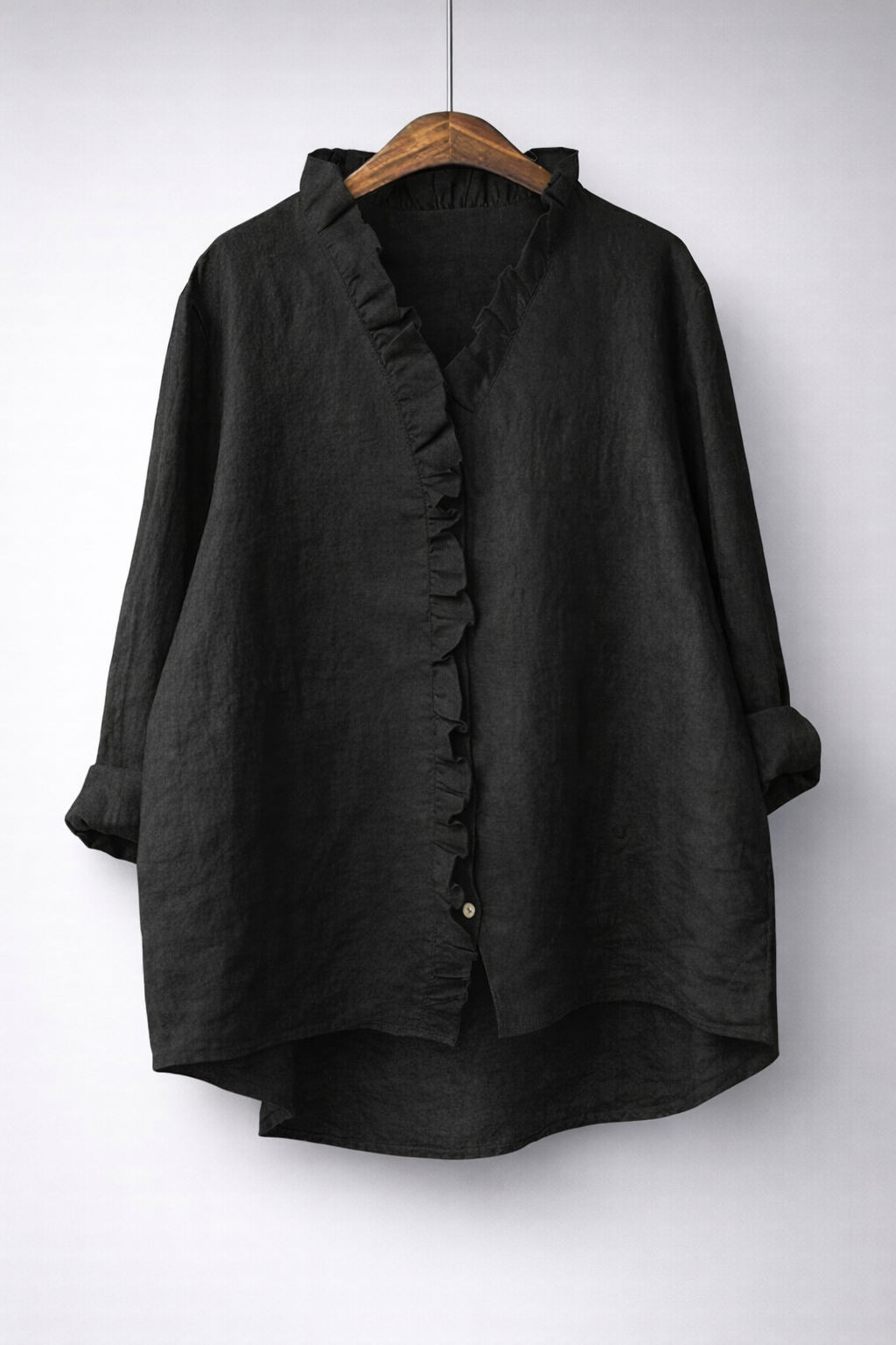 Raffaella | Camicia Elegante con Balze