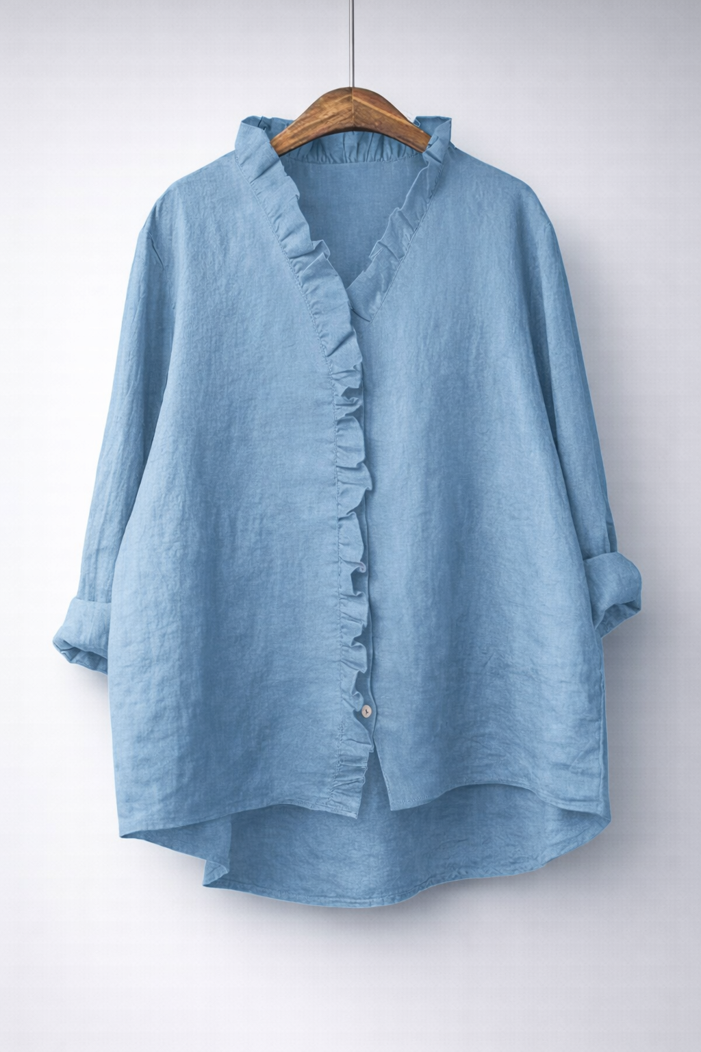 Raffaella | Camicia Elegante con Balze