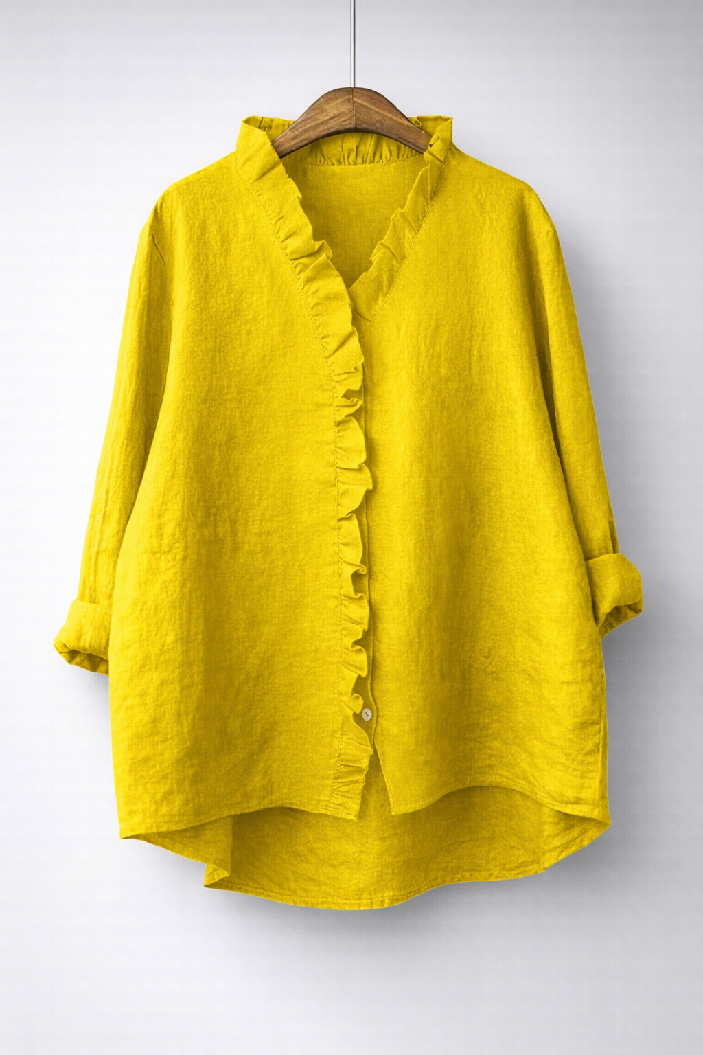 Raffaella | Camicia Elegante con Balze