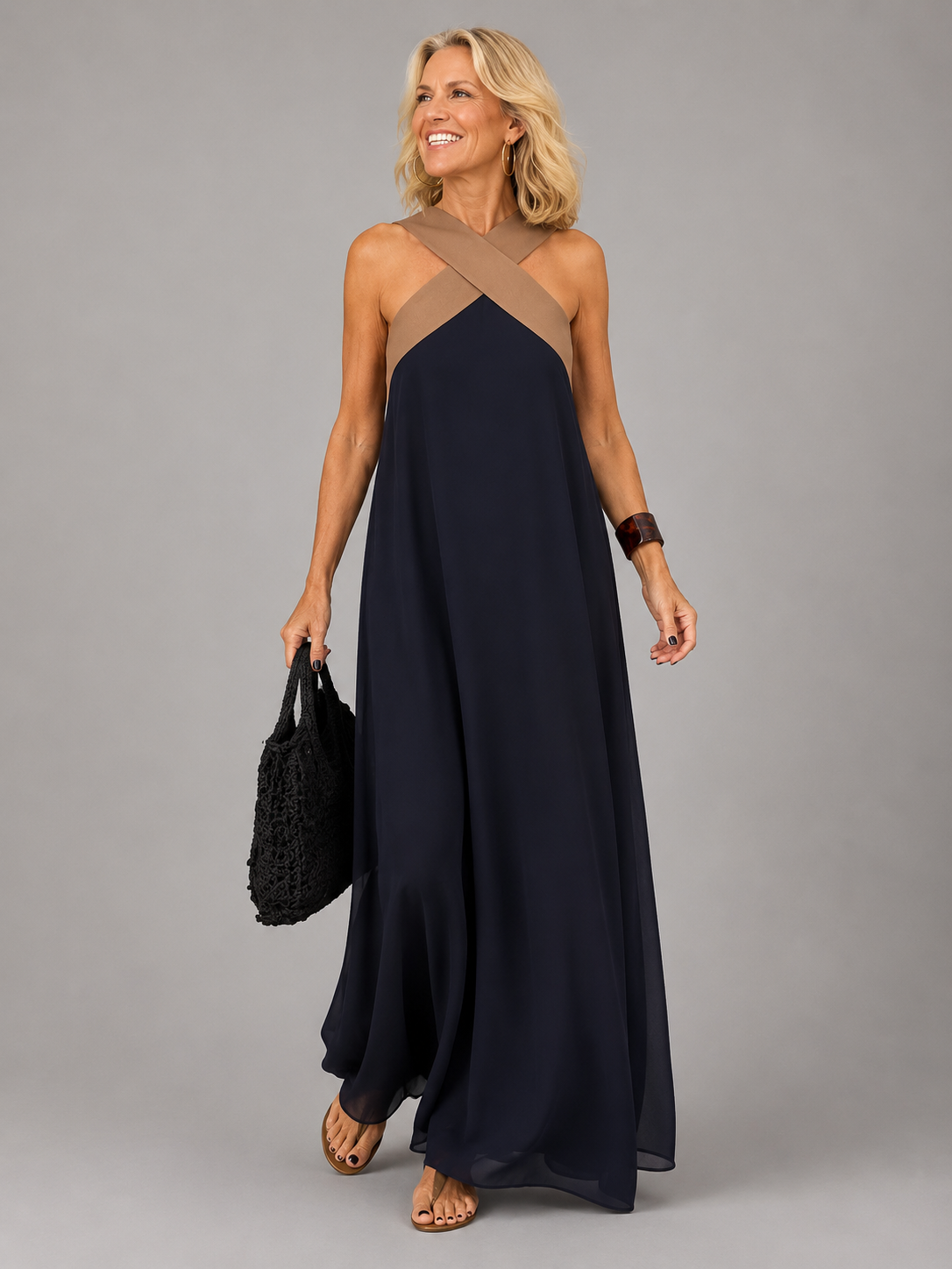 Madelynn | Abito Maxi Eleganza Incrociata