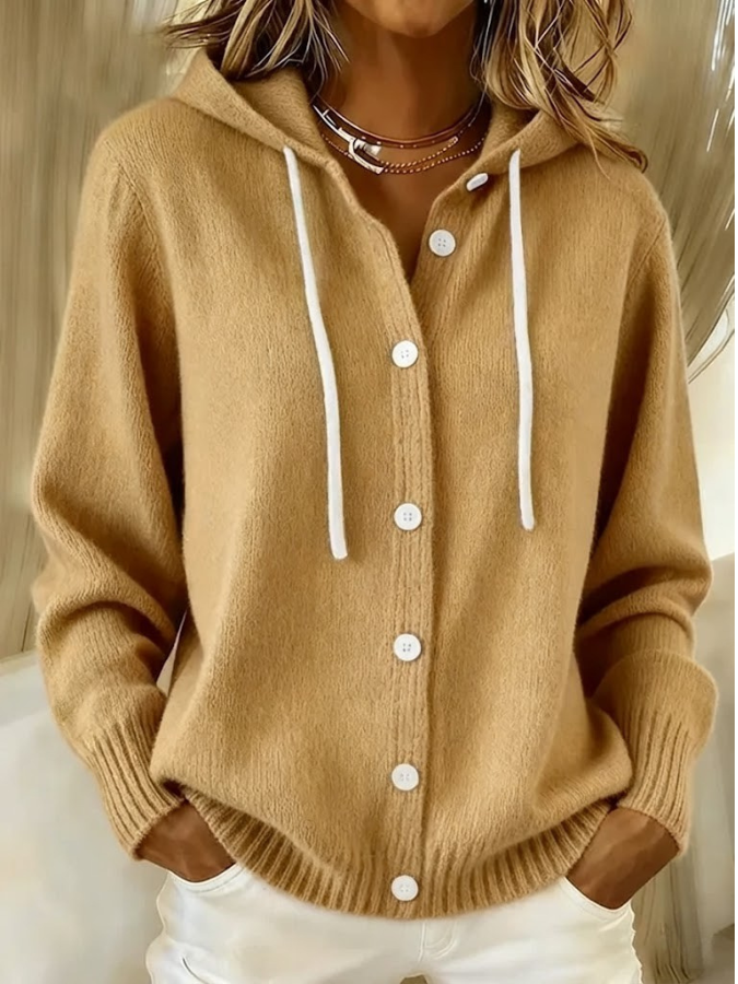 Bella™ | Cardigan a Maglia con Cappuccio Confortevole