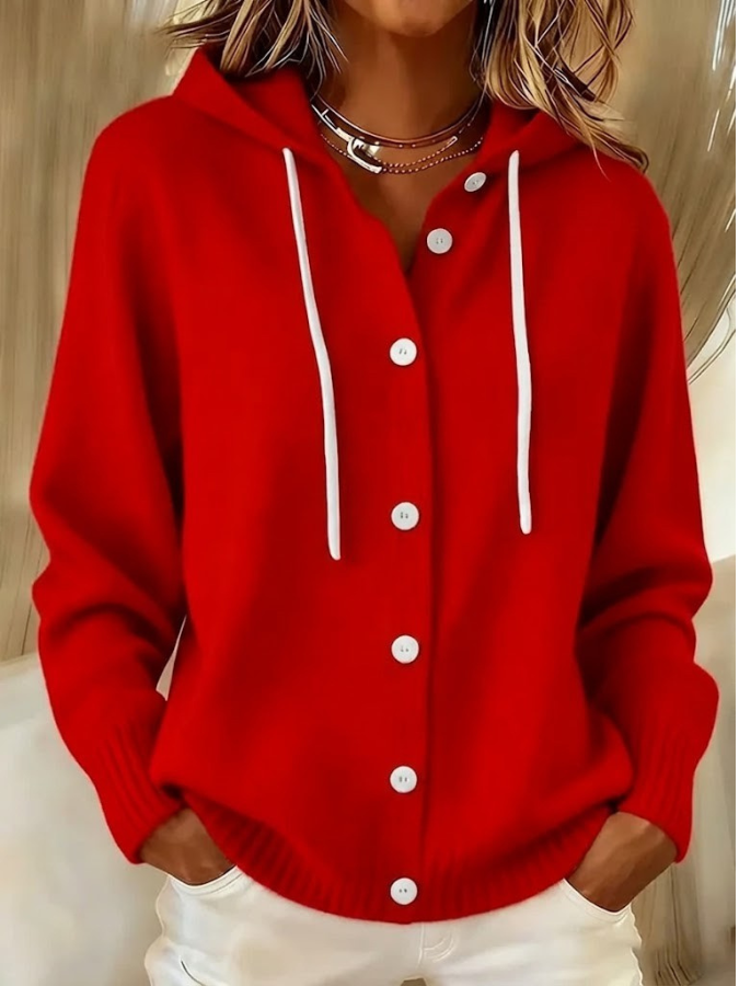 Bella™ | Cardigan a Maglia con Cappuccio Confortevole