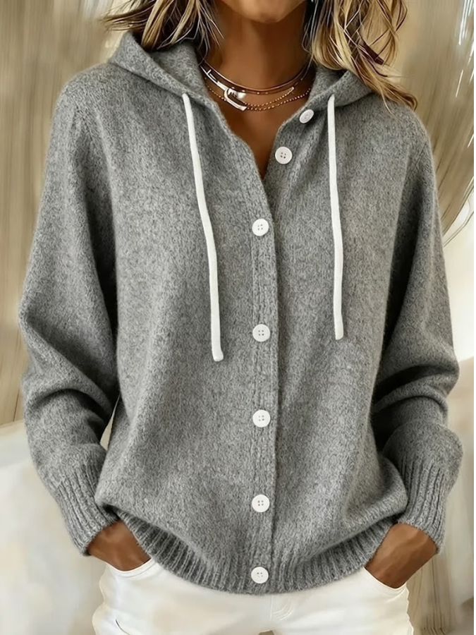 Bella™ | Cardigan a Maglia con Cappuccio Confortevole