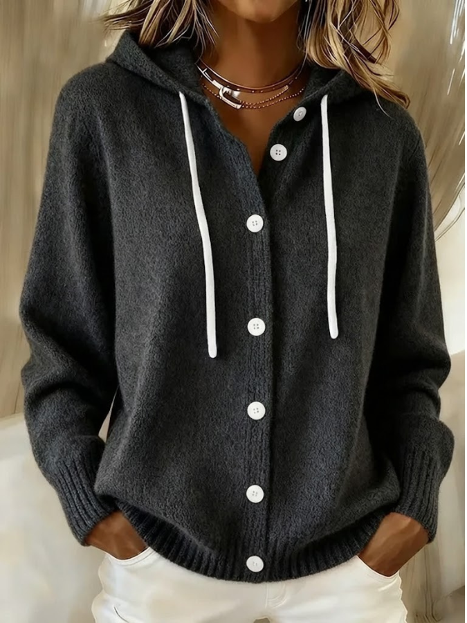 Bella™ | Cardigan a Maglia con Cappuccio Confortevole
