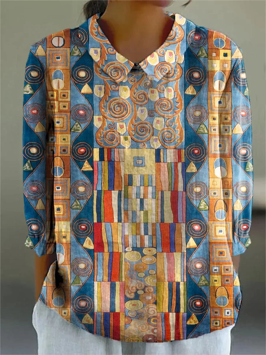 Blusa Artistica a Mosaico Paula™