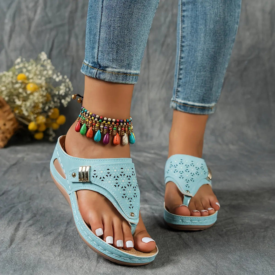 Anna™ | Sandali con Punta a Cuneo Comfort