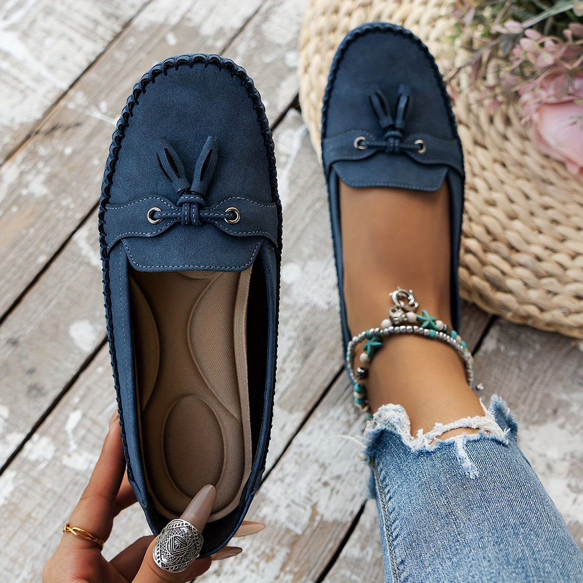 Eloise™ | Mocassini Classici con Frange