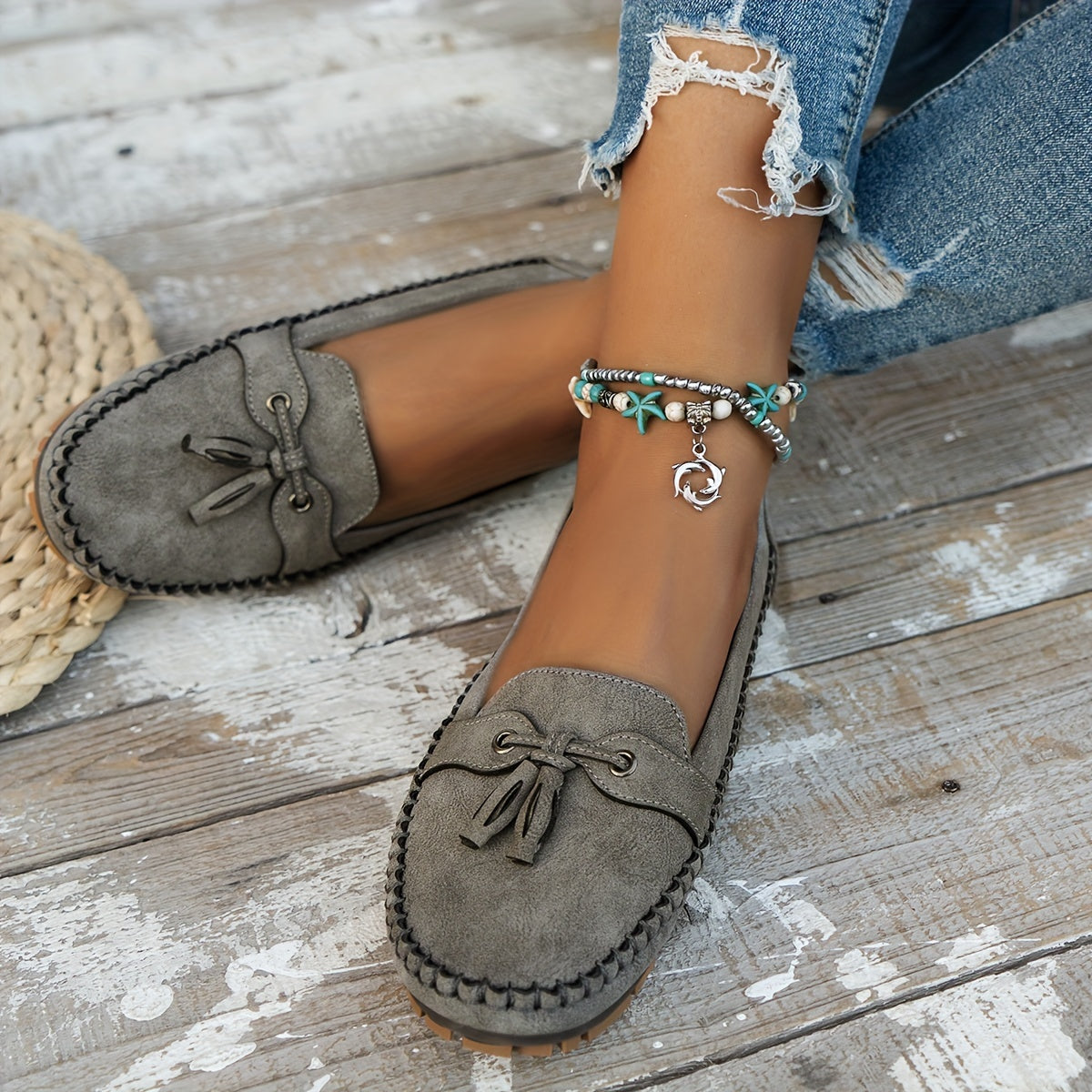 Eloise™ | Mocassini Classici con Frange