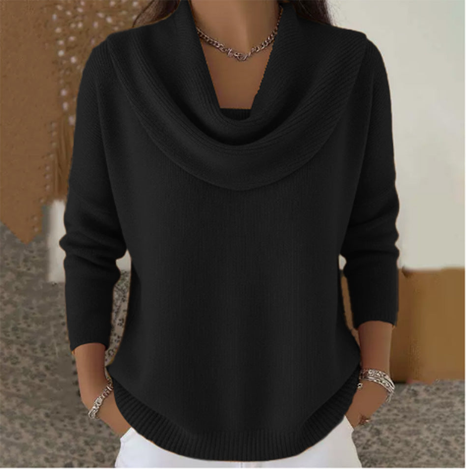 Marie™ | Elegante Maglione a Collo Cowl
