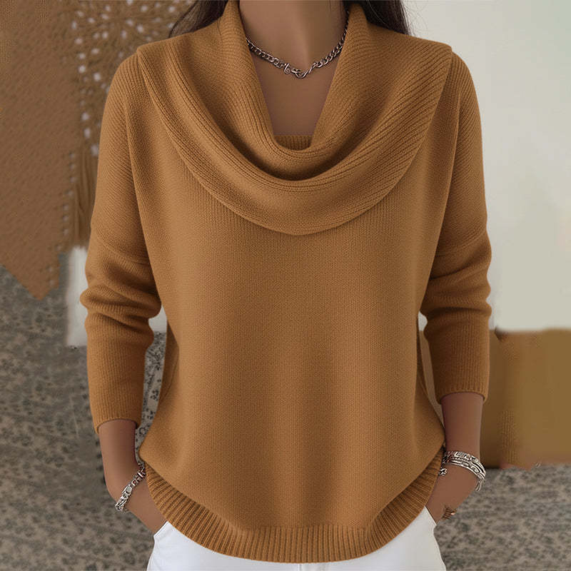 Marie™ | Elegante Maglione a Collo Cowl