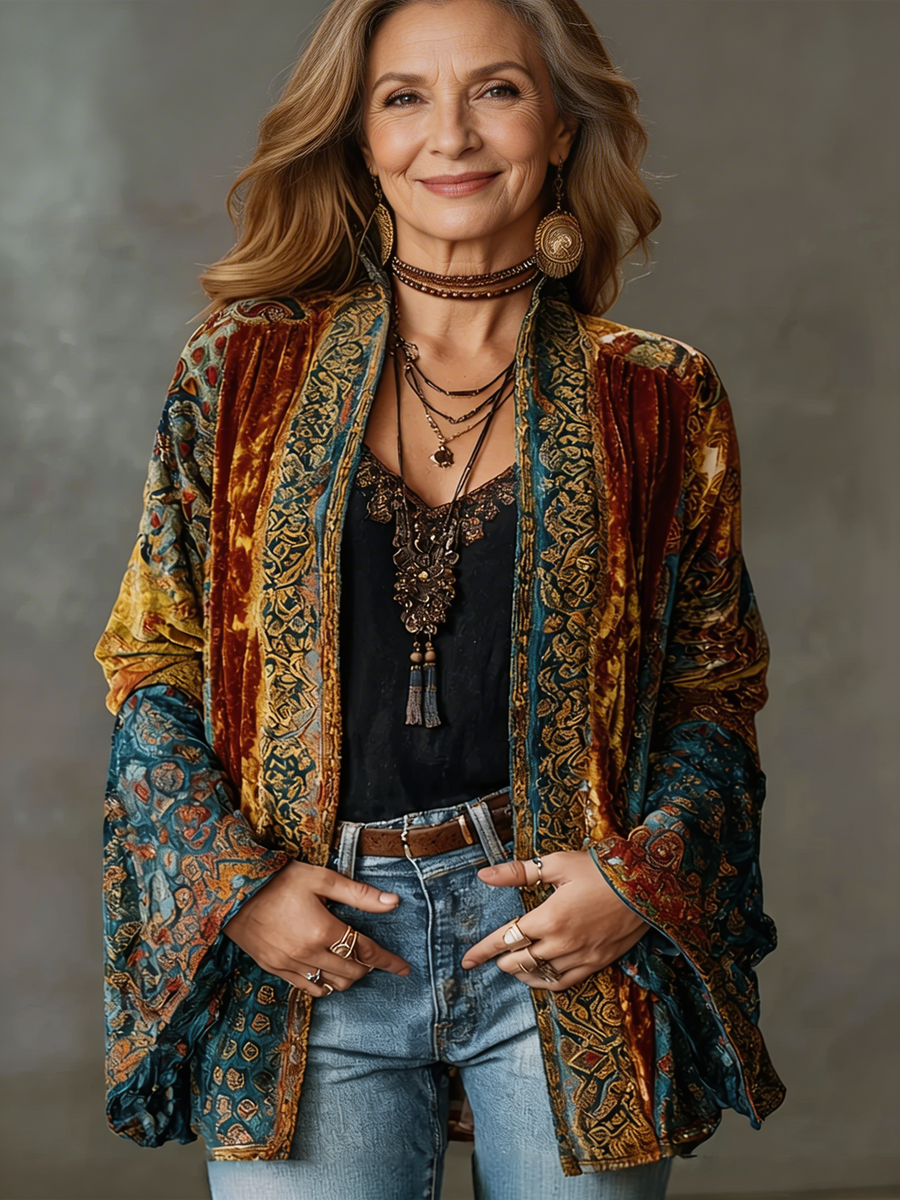 Darcy™ Kimono Cardigan Ricamato Boho