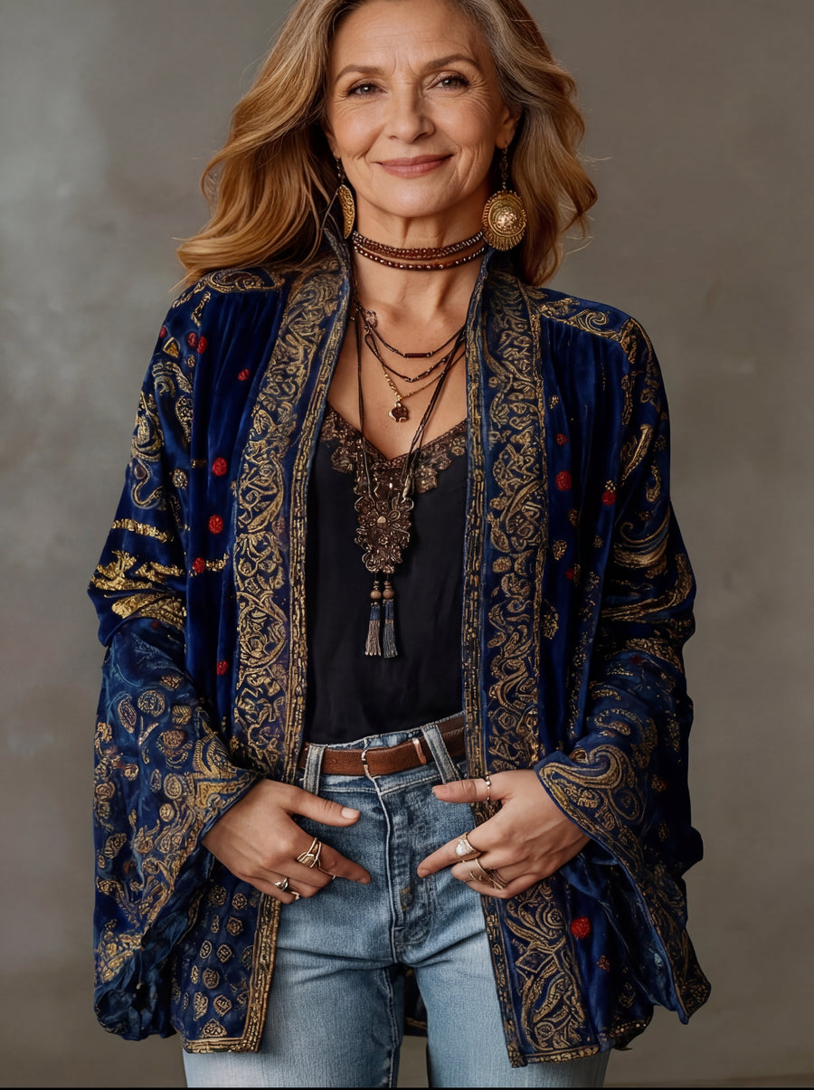 Darcy™ Kimono Cardigan Ricamato Boho