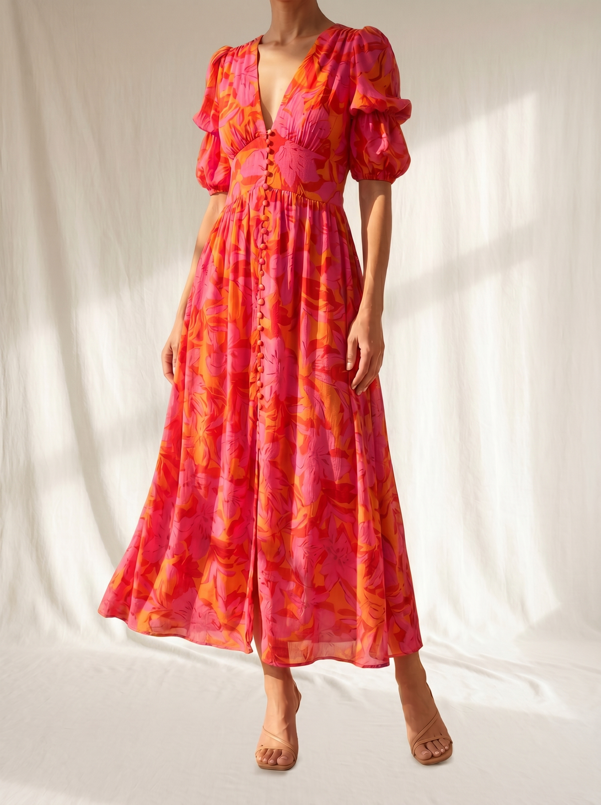 Armonia | Maxi Abito Lucido Girasole