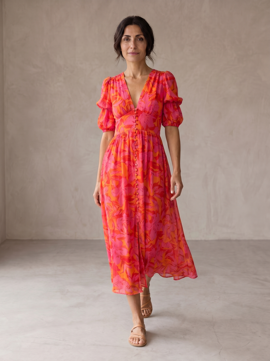 Armonia | Maxi Abito Lucido Girasole