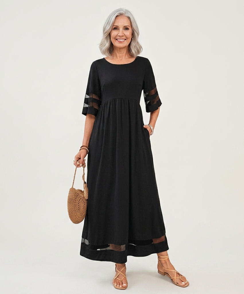 Louise | Abito Midi Flattering