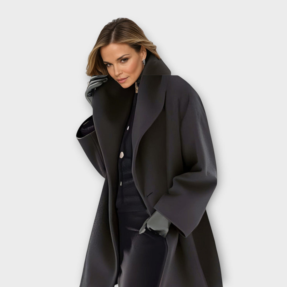 Liza™ Cappotto di Lana Premium Antivento
