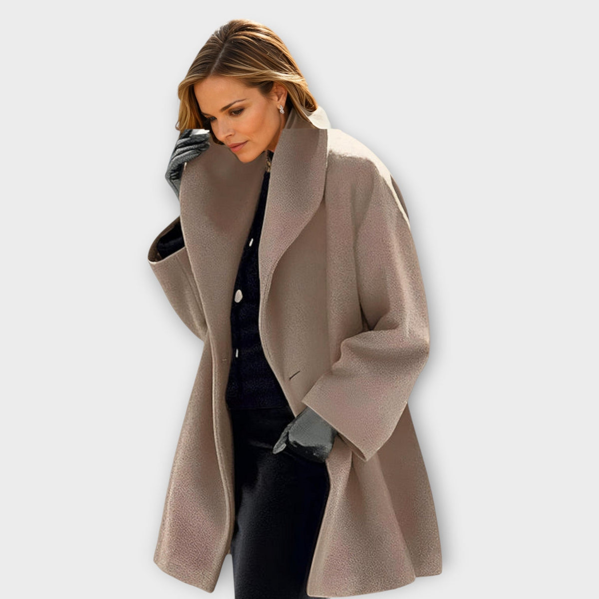 Liza™ Cappotto di Lana Premium Antivento