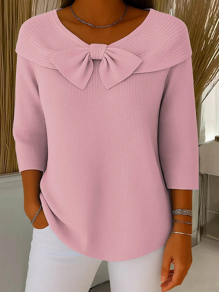 Giana™ | Maglione Elegante con Fiocco