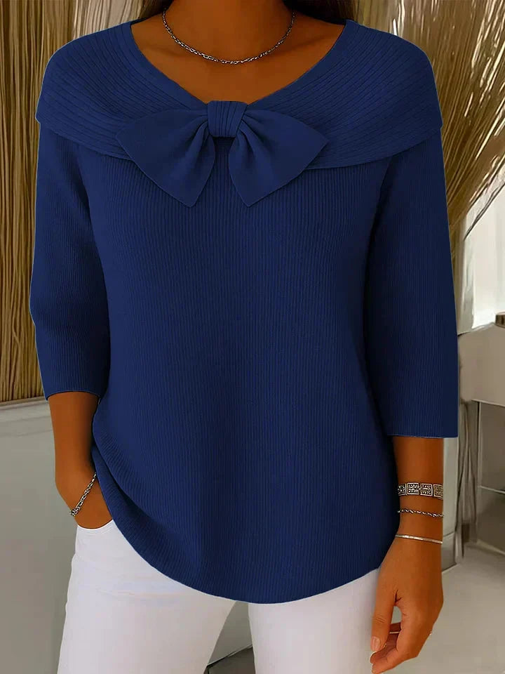 Giana™ | Maglione Elegante con Fiocco