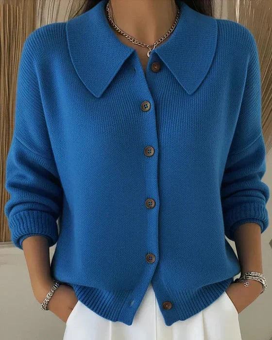 Amara™ | Cardigan in Maglia Classico con Collo