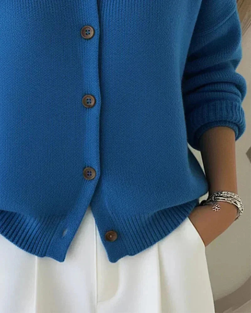 Amara™ | Cardigan in Maglia Classico con Collo