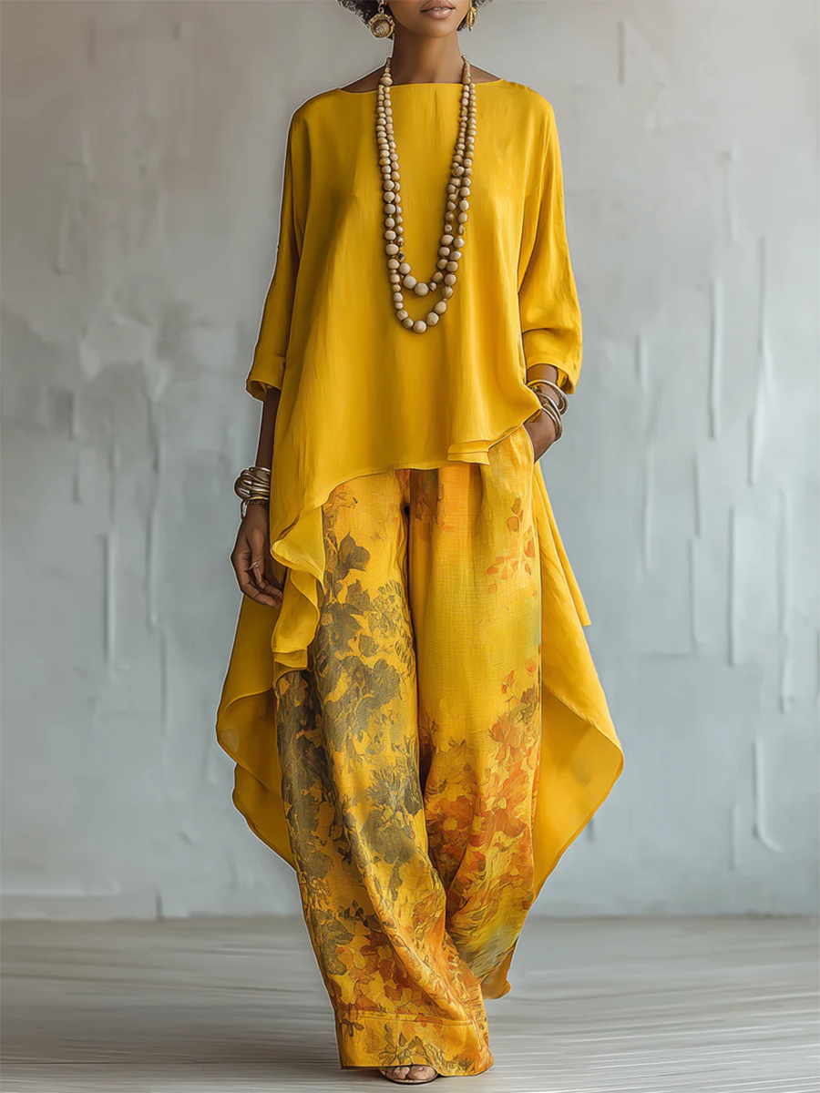 Fiorella - Completo boho dal fascino solare