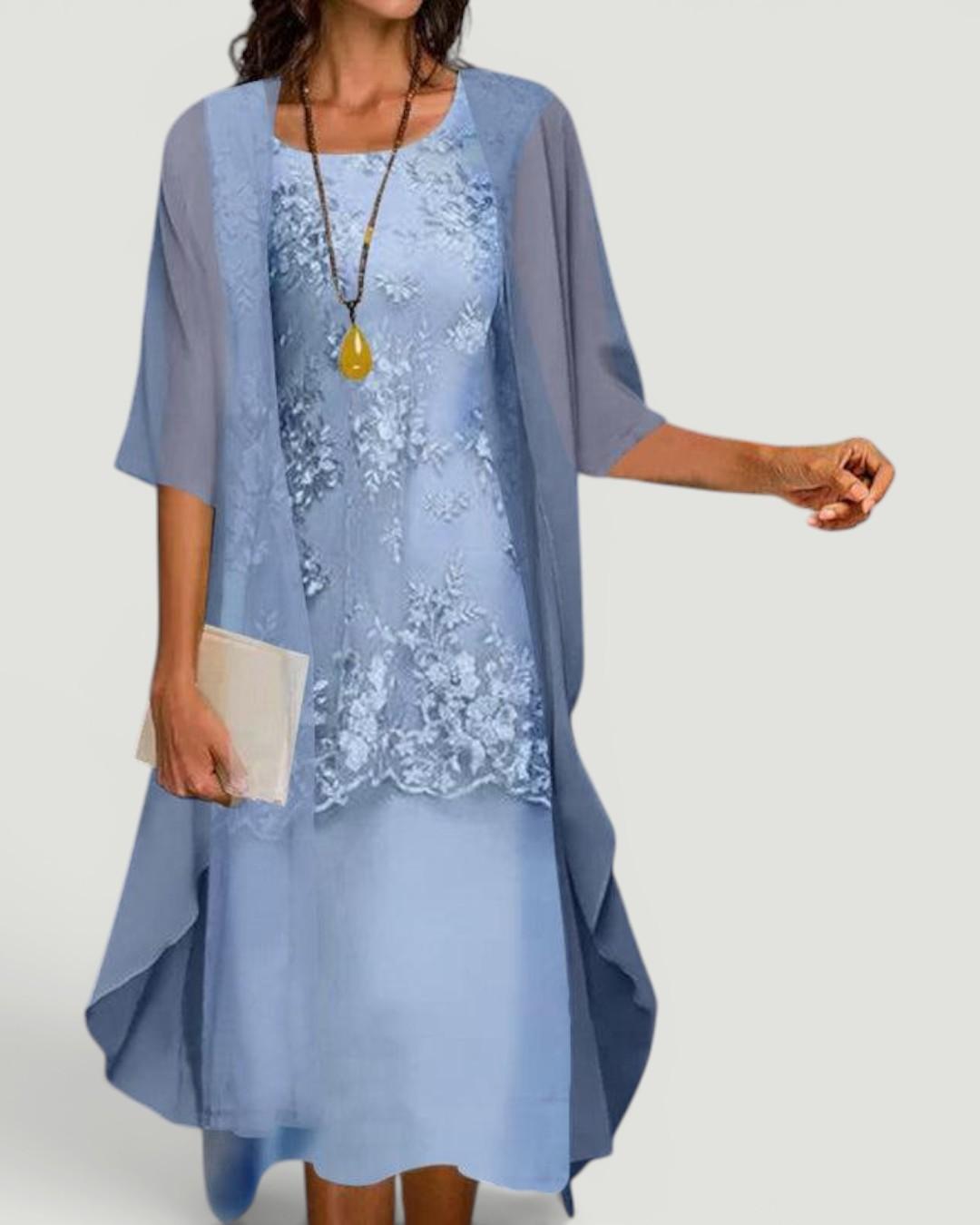 Lumi™ Chiffon Two-Piece Dress