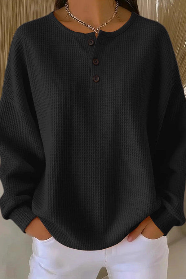 Juniper™ | Pullover in Maglia Waffle Confortevole