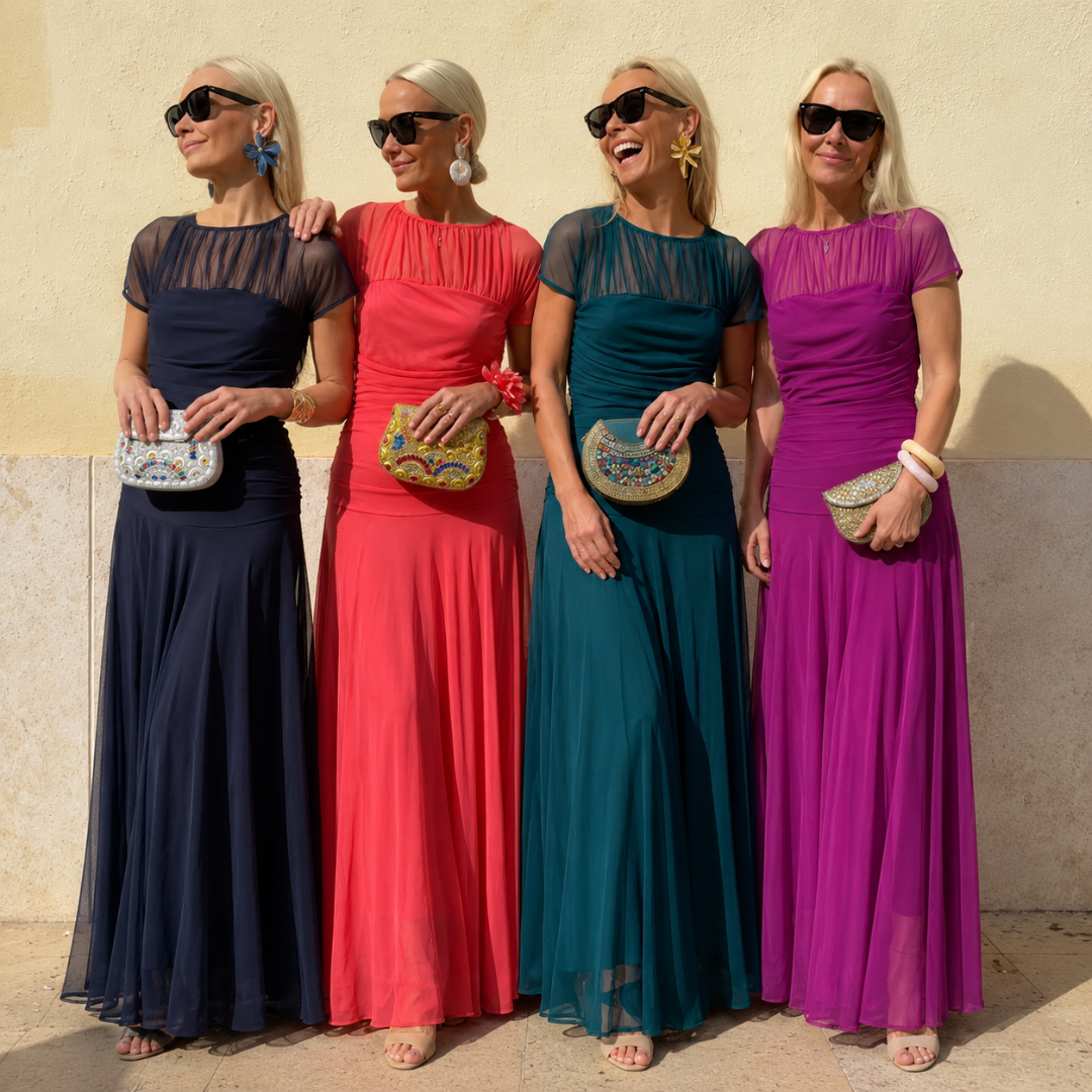 Iyla | Abito Elegante in Chiffon