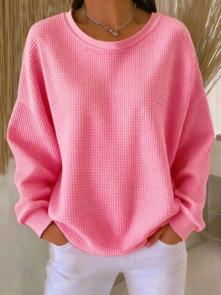 Scarlet™ | Maglione in Maglia Waffle Confortevole