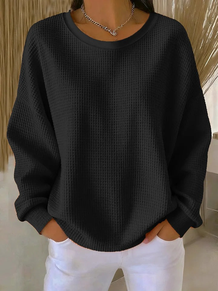 Scarlet™ | Maglione in Maglia Waffle Confortevole